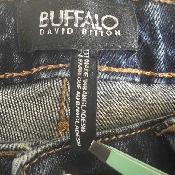 BUFFALO DAVID BITTON DARK‎ WASH HIGH RISE SKINNY ANKLE JEANS WOMEN'S SIZE 29 - Picture 10 of 15